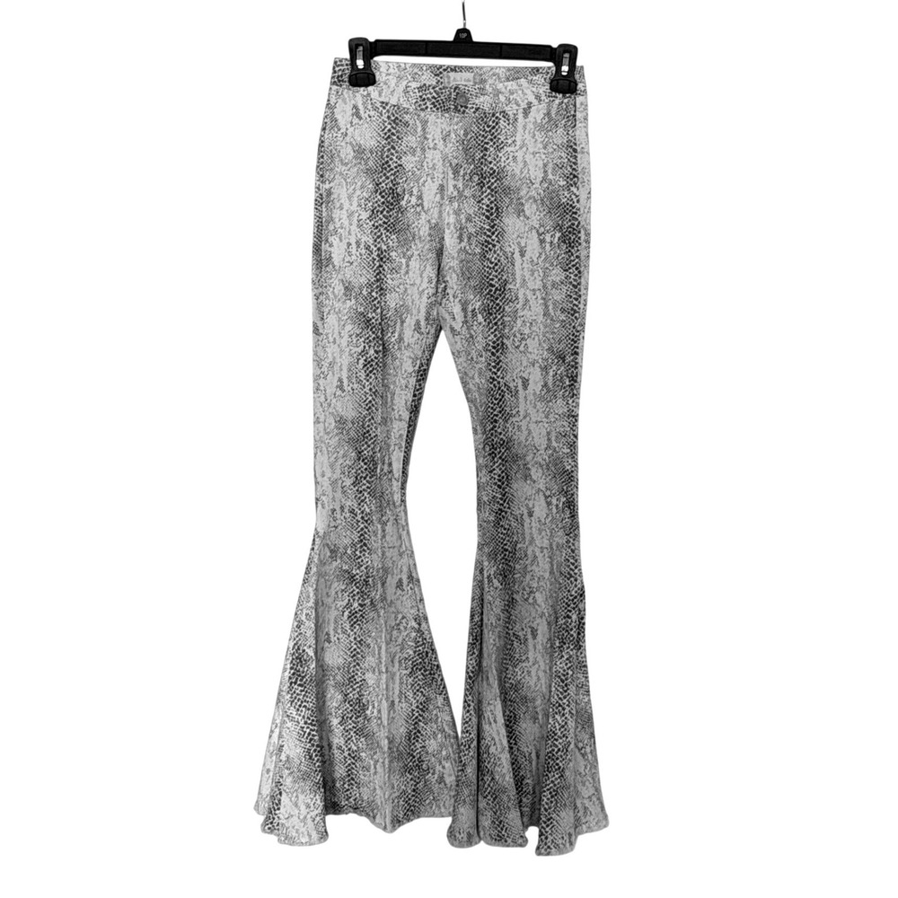 Altard State Snake Print Flare Small Boho Bell Bottom Western Festival P28069